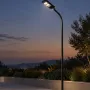 GLOBOSTAR® URBANO-280 GLB-000-0008 Μεταλλικός Γαλβανισμένος Στύλος Φωτισμού για Φωτοβολταϊκό Φωτιστικό Δρόμου Εξωτερικού Χώρου - RAL 9005 Μαύρο Ματ - Μ84 x Π25 x Υ280cm