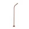 GLOBOSTAR® URBANO-280 GLB-000-0011 Μεταλλικός Γαλβανισμένος Στύλος Φωτισμού για Φωτοβολταϊκό Φωτιστικό Δρόμου Εξωτερικού Χώρου - RAL 8004 Corten Καφε Ματ - Μ84 x Π25 x Υ280cm