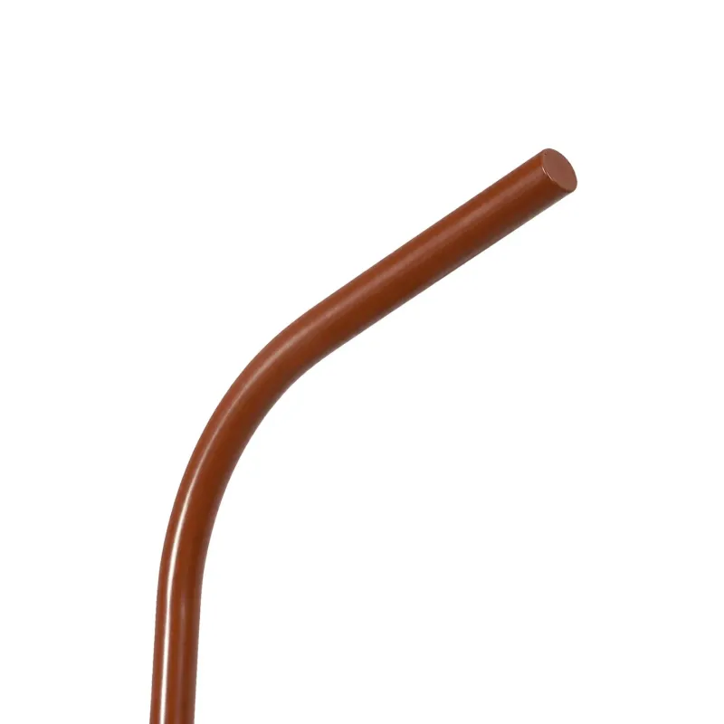 GLOBOSTAR® URBANO-280 GLB-000-0011 Μεταλλικός Γαλβανισμένος Στύλος Φωτισμού για Φωτοβολταϊκό Φωτιστικό Δρόμου Εξωτερικού Χώρου - RAL 8004 Corten Καφε Ματ - Μ84 x Π25 x Υ280cm