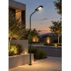 GLOBOSTAR® URBANO-280 GLB-000-0012 Μεταλλικός Γαλβανισμένος Στύλος Φωτισμού για Φωτοβολταϊκό Φωτιστικό Δρόμου Εξωτερικού Χώρου - RAL 6009 Κυπαρίσσι Ματ - Μ84 x Π25 x Υ280cm