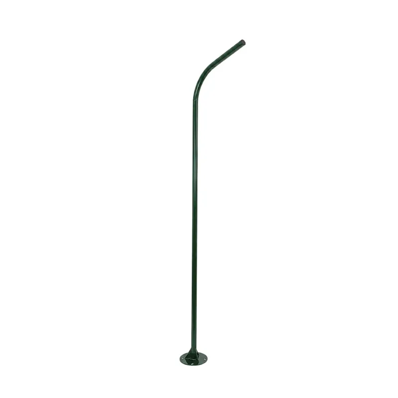 GLOBOSTAR® URBANO-280 GLB-000-0012 Μεταλλικός Γαλβανισμένος Στύλος Φωτισμού για Φωτοβολταϊκό Φωτιστικό Δρόμου Εξωτερικού Χώρου - RAL 6009 Κυπαρίσσι Ματ - Μ84 x Π25 x Υ280cm