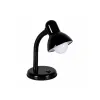 GLOBOSTAR® STUDENT GLB-102-0007 Μοντέρνο Επιτραπέζιο Φωτιστικό Πορτατίφ με Ντουί 1 x E27 AC 220-240V IP20 - Μαύρο - Μ14 x Π14 x Υ32cm