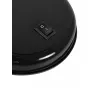 GLOBOSTAR® STUDENT GLB-102-0007 Μοντέρνο Επιτραπέζιο Φωτιστικό Πορτατίφ με Ντουί 1 x E27 AC 220-240V IP20 - Μαύρο - Μ14 x Π14 x Υ32cm