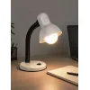 GLOBOSTAR® STUDENT GLB-102-0008 Μοντέρνο Επιτραπέζιο Φωτιστικό Πορτατίφ με Ντουί 1 x E27 AC 220-240V IP20 - Λευκό & Μαύρο - Μ14 x Π14 x Υ32cm
