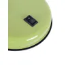 GLOBOSTAR® STUDENT GLB-102-0010 Μοντέρνο Επιτραπέζιο Φωτιστικό Πορτατίφ με Ντουί 1 x E27 AC 220-240V IP20 - Πράσινο & Μαύρο - Μ14 x Π14 x Υ32cm
