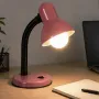 GLOBOSTAR® STUDENT GLB-102-0011 Μοντέρνο Επιτραπέζιο Φωτιστικό Πορτατίφ με Ντουί 1 x E27 AC 220-240V IP20 - Ροζ & Μαύρο - Μ14 x Π14 x Υ32cm