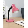 GLOBOSTAR® STUDENT GLB-102-0011 Μοντέρνο Επιτραπέζιο Φωτιστικό Πορτατίφ με Ντουί 1 x E27 AC 220-240V IP20 - Ροζ & Μαύρο - Μ14 x Π14 x Υ32cm