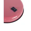GLOBOSTAR® STUDENT GLB-102-0011 Μοντέρνο Επιτραπέζιο Φωτιστικό Πορτατίφ με Ντουί 1 x E27 AC 220-240V IP20 - Ροζ & Μαύρο - Μ14 x Π14 x Υ32cm
