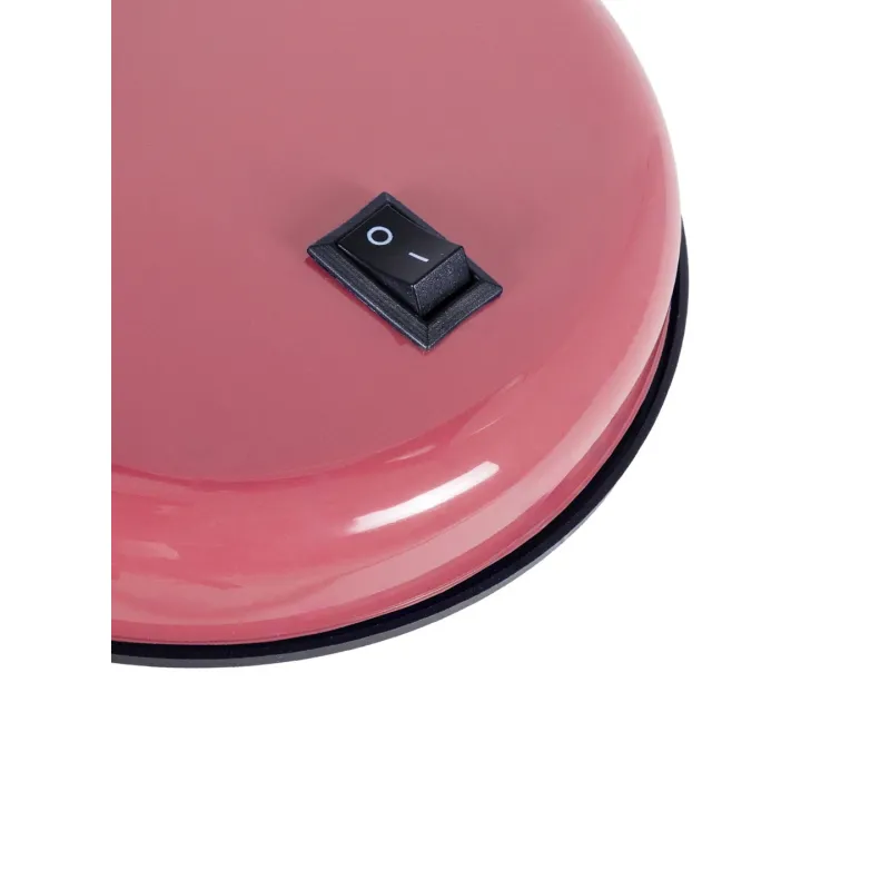 GLOBOSTAR® STUDENT GLB-102-0011 Μοντέρνο Επιτραπέζιο Φωτιστικό Πορτατίφ με Ντουί 1 x E27 AC 220-240V IP20 - Ροζ & Μαύρο - Μ14 x Π14 x Υ32cm