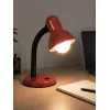GLOBOSTAR® STUDENT GLB-102-0012 Μοντέρνο Επιτραπέζιο Φωτιστικό Πορτατίφ με Ντουί 1 x E27 AC 220-240V IP20 - Κόκκινο & Μαύρο - Μ14 x Π14 x Υ32cm