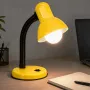 GLOBOSTAR® STUDENT GLB-102-0013 Μοντέρνο Επιτραπέζιο Φωτιστικό Πορτατίφ με Ντουί 1 x E27 AC 220-240V IP20 - Κίτρινο & Μαύρο - Μ14 x Π14 x Υ32cm