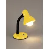 GLOBOSTAR® STUDENT GLB-102-0013 Μοντέρνο Επιτραπέζιο Φωτιστικό Πορτατίφ με Ντουί 1 x E27 AC 220-240V IP20 - Κίτρινο & Μαύρο - Μ14 x Π14 x Υ32cm