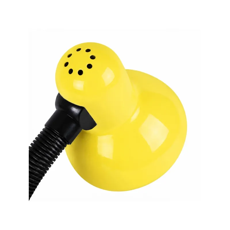 GLOBOSTAR® STUDENT GLB-102-0013 Μοντέρνο Επιτραπέζιο Φωτιστικό Πορτατίφ με Ντουί 1 x E27 AC 220-240V IP20 - Κίτρινο & Μαύρο - Μ14 x Π14 x Υ32cm