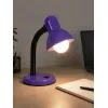 GLOBOSTAR® STUDENT GLB-102-0014 Μοντέρνο Επιτραπέζιο Φωτιστικό Πορτατίφ με Ντουί 1 x E27 AC 220-240V IP20 - Μωβ & Μαύρο - Μ14 x Π14 x Υ32cm