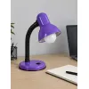 GLOBOSTAR® STUDENT GLB-102-0014 Μοντέρνο Επιτραπέζιο Φωτιστικό Πορτατίφ με Ντουί 1 x E27 AC 220-240V IP20 - Μωβ & Μαύρο - Μ14 x Π14 x Υ32cm