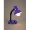 GLOBOSTAR® STUDENT GLB-102-0014 Μοντέρνο Επιτραπέζιο Φωτιστικό Πορτατίφ με Ντουί 1 x E27 AC 220-240V IP20 - Μωβ & Μαύρο - Μ14 x Π14 x Υ32cm