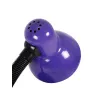 GLOBOSTAR® STUDENT GLB-102-0014 Μοντέρνο Επιτραπέζιο Φωτιστικό Πορτατίφ με Ντουί 1 x E27 AC 220-240V IP20 - Μωβ & Μαύρο - Μ14 x Π14 x Υ32cm