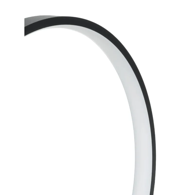 GLOBOSTAR® LUNEA GLB-103-0009 Φωτιστικό Κολωνάκι Κήπου LED 15W 1350lm 120° AC 220-240V Αδιάβροχο IP65 Θερμό Λευκό 2700K - Sanan SMD Chip - Μαύρο Ματ - Μ45 x Π7 x Υ50cm - 3 Χρόνια Εγγύηση
