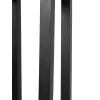 GLOBOSTAR® PRISM GLB-103-0019 Φωτιστικό Κολωνάκι Κήπου LED 8W 720lm 90° AC 220-240V Αδιάβροχο IP65 Θερμό Λευκό 2700K - Sanan SMD Chip - Μαύρο Ματ - Μ11 x Π11 x Υ30cm - 3 Χρόνια Εγγύηση