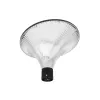GLOBOSTAR® TOPIS GLB-103-0020 Φωτιστικό Κεφαλής Post Top Πλατείας/Πάρκου/Κήπου LED 50W 4500lm 360° AC 220-240V Αδιάβροχο IP65 Θερμό Λευκό 2700K - Sanan SMD Chip - Μαύρο Ματ - Μ50 x Π50 x Υ39cm - 3 Χρόνια Εγγύηση