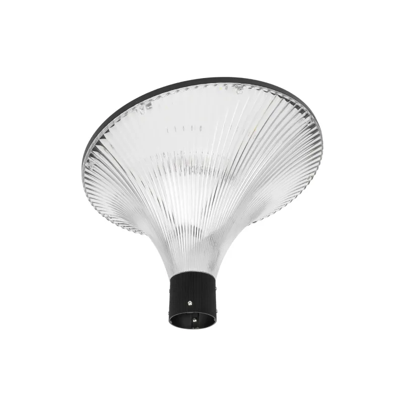 GLOBOSTAR® TOPIS GLB-103-0020 Φωτιστικό Κεφαλής Post Top Πλατείας/Πάρκου/Κήπου LED 50W 4500lm 360° AC 220-240V Αδιάβροχο IP65 Θερμό Λευκό 2700K - Sanan SMD Chip - Μαύρο Ματ - Μ50 x Π50 x Υ39cm - 3 Χρόνια Εγγύηση