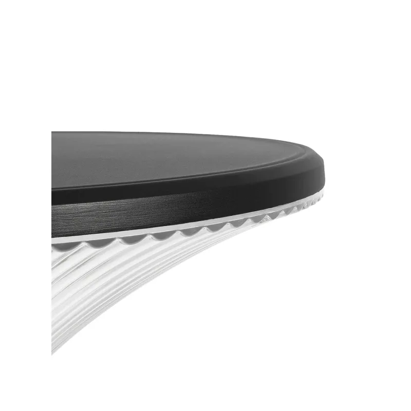 GLOBOSTAR® TOPIS GLB-103-0020 Φωτιστικό Κεφαλής Post Top Πλατείας/Πάρκου/Κήπου LED 50W 4500lm 360° AC 220-240V Αδιάβροχο IP65 Θερμό Λευκό 2700K - Sanan SMD Chip - Μαύρο Ματ - Μ50 x Π50 x Υ39cm - 3 Χρόνια Εγγύηση