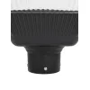 GLOBOSTAR® TOPIS GLB-103-0021 Φωτιστικό Κεφαλής Post Top Πλατείας/Πάρκου/Κήπου LED 50W 4500lm 360° AC 220-240V Αδιάβροχο IP65 Θερμό Λευκό 2700K - Sanan SMD Chip - Μαύρο Ματ - Μ45 x Π45 x Υ40cm - 3 Χρόνια Εγγύηση