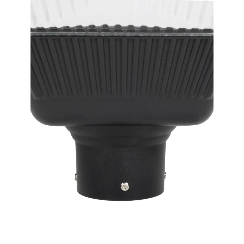 GLOBOSTAR® TOPIS GLB-103-0021 Φωτιστικό Κεφαλής Post Top Πλατείας/Πάρκου/Κήπου LED 50W 4500lm 360° AC 220-240V Αδιάβροχο IP65 Θερμό Λευκό 2700K - Sanan SMD Chip - Μαύρο Ματ - Μ45 x Π45 x Υ40cm - 3 Χρόνια Εγγύηση