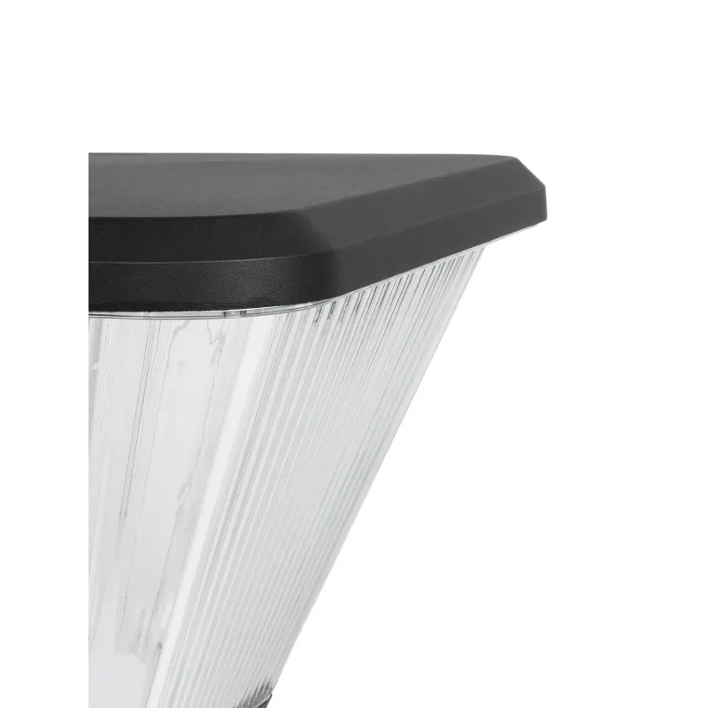 GLOBOSTAR® TOPIS GLB-103-0021 Φωτιστικό Κεφαλής Post Top Πλατείας/Πάρκου/Κήπου LED 50W 4500lm 360° AC 220-240V Αδιάβροχο IP65 Θερμό Λευκό 2700K - Sanan SMD Chip - Μαύρο Ματ - Μ45 x Π45 x Υ40cm - 3 Χρόνια Εγγύηση