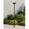 GLOBOSTAR® STILO GLB-103-0022 Στύλος/Κολώνα για Φωτιστικό Πλατείας/Πάρκου/Κήπου - Μαύρο Ματ - Μ21 x Π21 x Υ290cm - 3 Χρόνια Εγγύηση