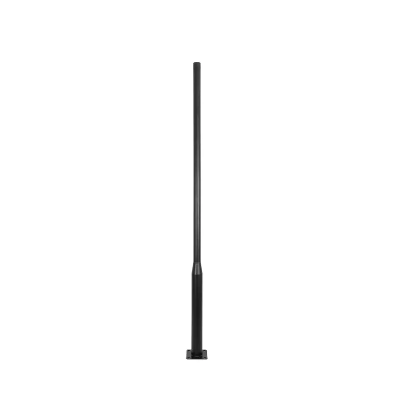 GLOBOSTAR® STILO GLB-103-0022 Στύλος/Κολώνα για Φωτιστικό Πλατείας/Πάρκου/Κήπου - Μαύρο Ματ - Μ21 x Π21 x Υ290cm - 3 Χρόνια Εγγύηση