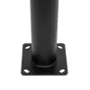 GLOBOSTAR® STILO GLB-103-0022 Στύλος/Κολώνα για Φωτιστικό Πλατείας/Πάρκου/Κήπου - Μαύρο Ματ - Μ21 x Π21 x Υ290cm - 3 Χρόνια Εγγύηση