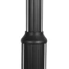 GLOBOSTAR® STILIA GLB-103-0023 Στύλος/Κολώνα για Φωτιστικό Πλατείας/Πάρκου/Κήπου LED 72W 6480lm 120° AC 220-240V Αδιάβροχο IP65 Θερμό Λευκό 2700K - Sanan SMD Chip - Μαύρο Ματ - Μ21 x Π21 x Υ300cm - 3 Χρόνια Εγγύηση