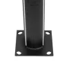 GLOBOSTAR® STILIA GLB-103-0023 Στύλος/Κολώνα για Φωτιστικό Πλατείας/Πάρκου/Κήπου LED 72W 6480lm 120° AC 220-240V Αδιάβροχο IP65 Θερμό Λευκό 2700K - Sanan SMD Chip - Μαύρο Ματ - Μ21 x Π21 x Υ300cm - 3 Χρόνια Εγγύηση