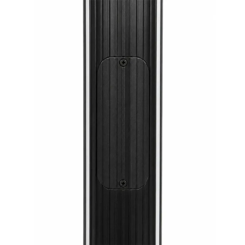 GLOBOSTAR® STILIA GLB-103-0023 Στύλος/Κολώνα για Φωτιστικό Πλατείας/Πάρκου/Κήπου LED 72W 6480lm 120° AC 220-240V Αδιάβροχο IP65 Θερμό Λευκό 2700K - Sanan SMD Chip - Μαύρο Ματ - Μ21 x Π21 x Υ300cm - 3 Χρόνια Εγγύηση