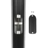 GLOBOSTAR® STILIA GLB-103-0023 Στύλος/Κολώνα για Φωτιστικό Πλατείας/Πάρκου/Κήπου LED 72W 6480lm 120° AC 220-240V Αδιάβροχο IP65 Θερμό Λευκό 2700K - Sanan SMD Chip - Μαύρο Ματ - Μ21 x Π21 x Υ300cm - 3 Χρόνια Εγγύηση