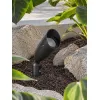 GLOBOSTAR® TRABI GLB-103-0028 Φωτιστικό Σποτ για Φυτά - Δέντρα με Βάση Κήπου / Καρφωτό LED 12W 1080lm 24° DC 24V Αδιάβροχο IP65 Θερμό Λευκό 2700K - Sanan SMD Chip - Μαύρο Ματ - Μ6.5 x Π6.5 x Υ18.5cm - 3 Χρόνια Εγγύηση