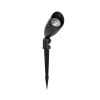 GLOBOSTAR® TRABI GLB-103-0028 Φωτιστικό Σποτ για Φυτά - Δέντρα με Βάση Κήπου / Καρφωτό LED 12W 1080lm 24° DC 24V Αδιάβροχο IP65 Θερμό Λευκό 2700K - Sanan SMD Chip - Μαύρο Ματ - Μ6.5 x Π6.5 x Υ18.5cm - 3 Χρόνια Εγγύηση