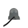 GLOBOSTAR® FLOODORA GLB-103-0030 Προβολέας Σποτ Wall Washer LED 3W 270lm 5° AC 220-240V Αδιάβροχο IP65 Θερμό Λευκό 2700K - Sanan SMD Chip - Γκρι Ανθρακί Ματ - Μ6.5 x Π5.5 x Υ5cm - 3 Χρόνια Εγγύηση