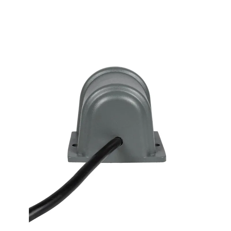 GLOBOSTAR® FLOODORA GLB-103-0030 Προβολέας Σποτ Wall Washer LED 3W 270lm 5° AC 220-240V Αδιάβροχο IP65 Θερμό Λευκό 2700K - Sanan SMD Chip - Γκρι Ανθρακί Ματ - Μ6.5 x Π5.5 x Υ5cm - 3 Χρόνια Εγγύηση