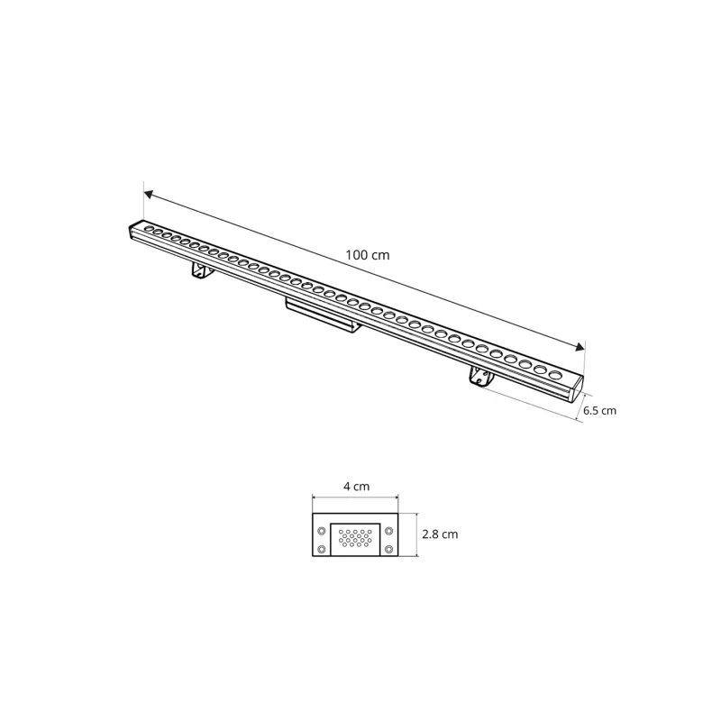 GLOBOSTAR® WASHERLUMA GLB-103-0033 Μπάρα Φωτισμού Wall Washer LED 36W 3240lm 30° AC 220-240V Αδιάβροχο IP65 Θερμό Λευκό 2700K - Sanan SMD Chip - Γκρι Ανθρακί Ματ - Μ100 x Π4 x Υ6.5cm - 3 Χρόνια Εγγύηση GLOBOSTAR® WASHERLUMA GLB-103-0033 Μπάρα Φωτισμού Wall Washer LED 36W 3240lm 30° AC 220-240V Αδιάβροχο IP65 Θερμό Λευκό 2700K - Sanan SMD Chip - Γκρι Ανθρακί Ματ - Μ100 x Π4 x Υ6.5cm - 3 Χρόνια Εγγύηση