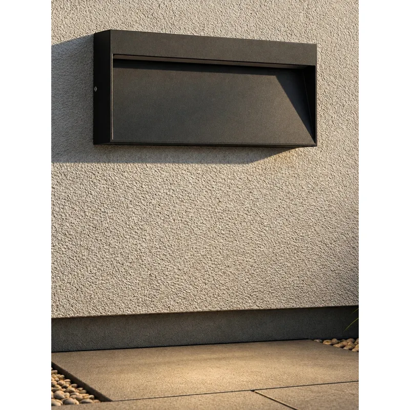 GLOBOSTAR® STEPINI GLB-103-0036 Φωτιστικό Σκαλοπατιού / Διαδρόμου LED 9W 810lm 45° AC 220-240V Αδιάβροχο IP65 Θερμό Λευκό 2700K - Sanan SMD Chip - Μαύρο Ματ - Μ20 x Π3 x Υ9cm - 3 Χρόνια Εγγύηση GLOBOSTAR® STEPINI GLB-103-0036 Φωτιστικό Σκαλοπατιού / Διαδρόμου LED 9W 810lm 45° AC 220-240V Αδιάβροχο IP65 Θερμό Λευκό 2700K - Sanan SMD Chip - Μαύρο Ματ - Μ20 x Π3 x Υ9cm - 3 Χρόνια Εγγύηση