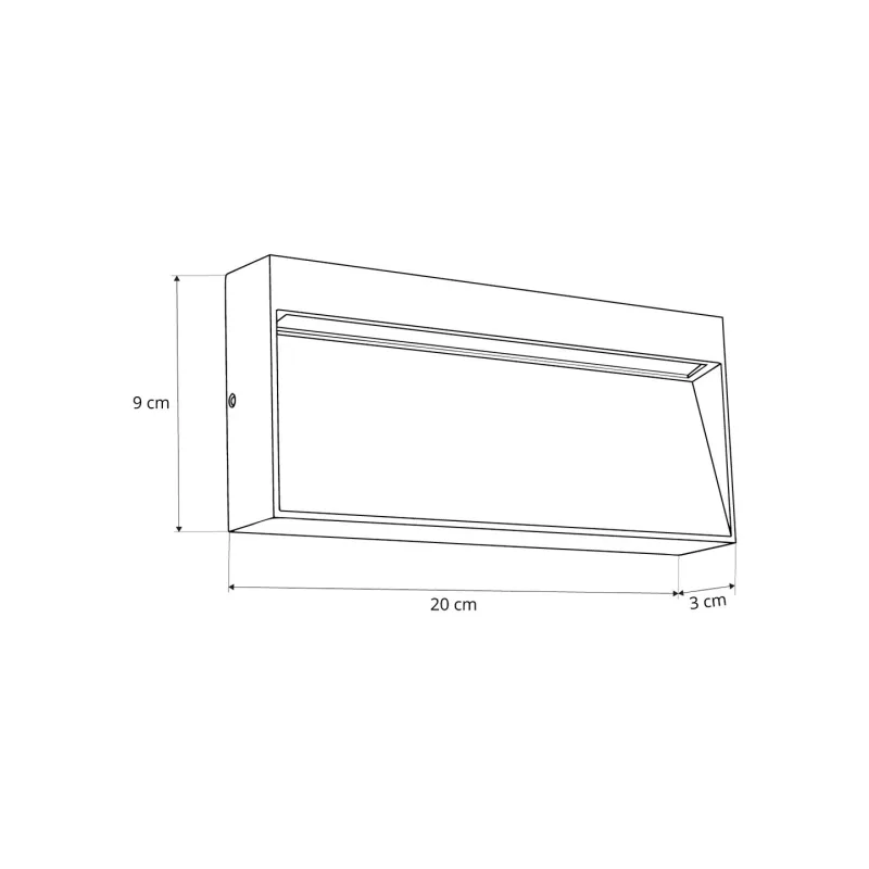 GLOBOSTAR® STEPINI GLB-103-0036 Φωτιστικό Σκαλοπατιού / Διαδρόμου LED 9W 810lm 45° AC 220-240V Αδιάβροχο IP65 Θερμό Λευκό 2700K - Sanan SMD Chip - Μαύρο Ματ - Μ20 x Π3 x Υ9cm - 3 Χρόνια Εγγύηση GLOBOSTAR® STEPINI GLB-103-0036 Φωτιστικό Σκαλοπατιού / Διαδρόμου LED 9W 810lm 45° AC 220-240V Αδιάβροχο IP65 Θερμό Λευκό 2700K - Sanan SMD Chip - Μαύρο Ματ - Μ20 x Π3 x Υ9cm - 3 Χρόνια Εγγύηση