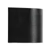 kelvo® MURANO KLV-101-0012 Φωτιστικό Τοίχου / Απλίκα για Λάμπα MR16 με Ντουί GU10 AC 220-240V Αδιάβροχο IP65 - Μαύρο Ματ - Μ6.5 x Π7.5 x Υ7.5cm