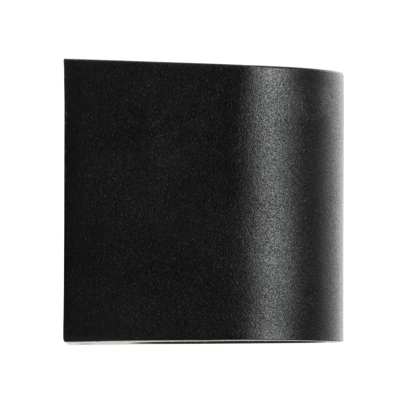 kelvo® MURANO KLV-101-0012 Φωτιστικό Τοίχου / Απλίκα για Λάμπα MR16 με Ντουί GU10 AC 220-240V Αδιάβροχο IP65 - Μαύρο Ματ - Μ6.5 x Π7.5 x Υ7.5cm