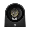 kelvo® MURANO KLV-101-0012 Φωτιστικό Τοίχου / Απλίκα για Λάμπα MR16 με Ντουί GU10 AC 220-240V Αδιάβροχο IP65 - Μαύρο Ματ - Μ6.5 x Π7.5 x Υ7.5cm