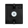 kelvo® MURANO KLV-101-0012 Φωτιστικό Τοίχου / Απλίκα για Λάμπα MR16 με Ντουί GU10 AC 220-240V Αδιάβροχο IP65 - Μαύρο Ματ - Μ6.5 x Π7.5 x Υ7.5cm