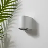 kelvo® MURANO KLV-101-0014 Φωτιστικό Τοίχου / Απλίκα για Λάμπα MR16 με Ντουί GU10 AC 220-240V Αδιάβροχο IP65 - Λευκό Ματ - Μ8 x Π8 x Υ7cm
