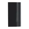 kelvo® MURANO KLV-101-0015 Φωτιστικό Τοίχου / Απλίκα για 2 Λάμπες MR16 με Ντουί GU10 AC 220-240V Αδιάβροχο IP65 - Μαύρο Ματ - Μ8 x Π8 x Υ15cm