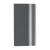 kelvo® MURANO KLV-101-0016 Φωτιστικό Τοίχου / Απλίκα για 2 Λάμπες MR16 με Ντουί GU10 AC 220-240V Αδιάβροχο IP65 - Γκρι Ανθρακί Ματ - Μ8 x Π8 x Υ15cm